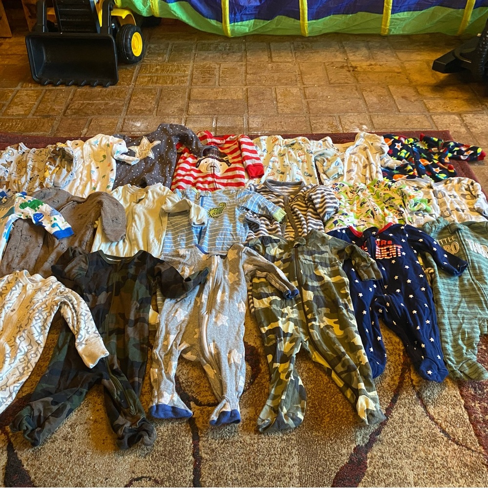 Baby boy sleeper bundle size 0-3 month